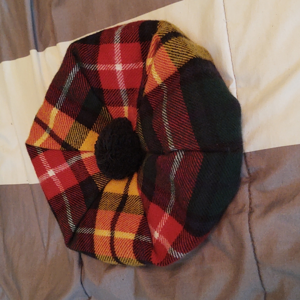 Vibrant Red and Green Hat with Bold Style